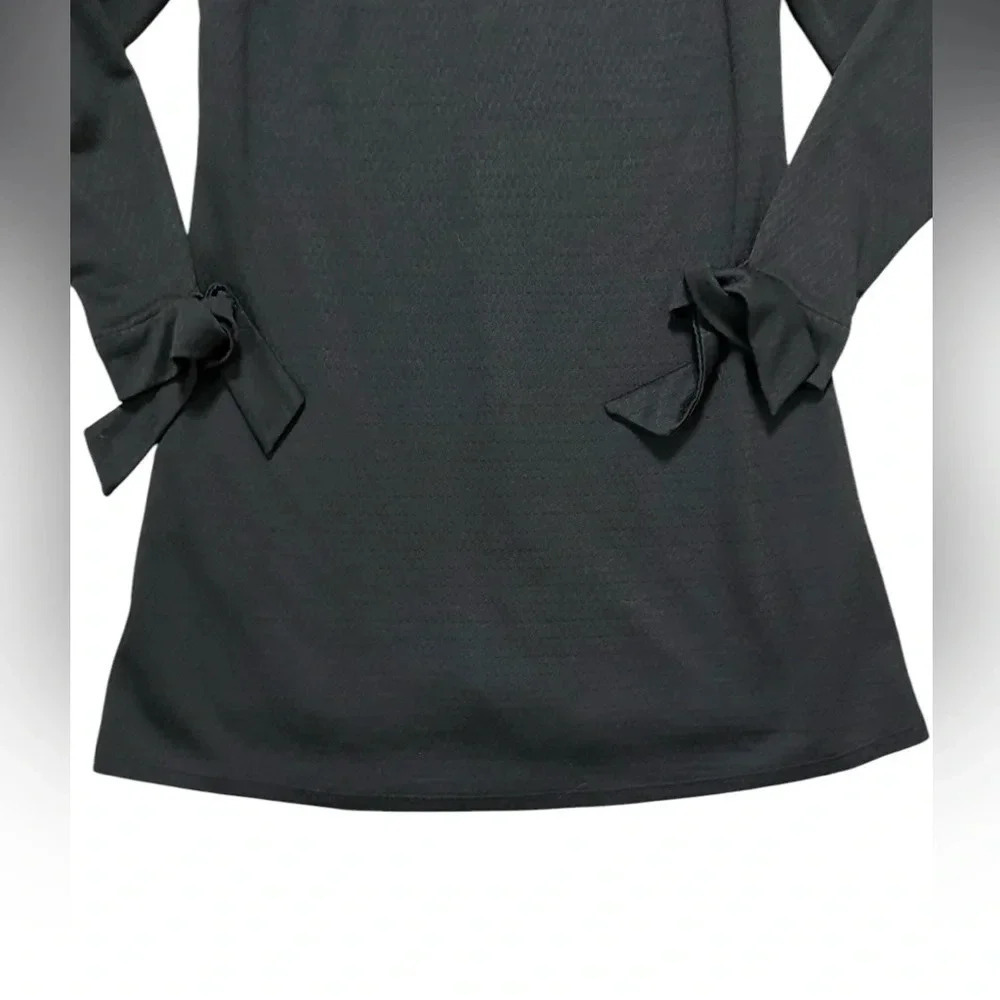 NWT Hutch Shelby Dress Black Sleeve Bows Small - Picture 3 of 7